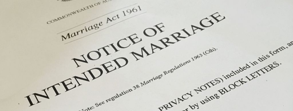 How to Complete a Notice of Intended Marriage (NOIM) In Australia